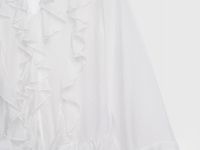 Блузка с рюшами, Белый