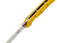 Складной нож Steelclaw "Сырная Крыса ", сталь AUS8, рукоять G-10 желтая