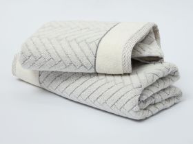 Полотенце махровое Casetta, серое