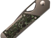 Складной нож Kizer Mini Militaw, сталь S45VN, рукоять титан/карбон