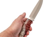 Нож Шершень, сталь 95х18, рукоять кап клена