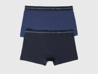 Трусы-транки с низкой посадкой, 2 шт., Синий