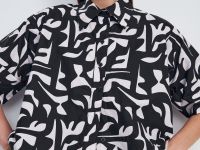 Рубашка с коротким рукавом из хлопка