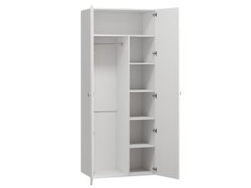 Распашной шкаф Монсон 2-90x222 Белый