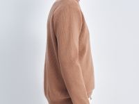 Джемпер прямого силуэта с воротником-стойкой