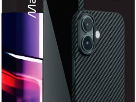 Клип-кейс VLP Kevlar Case для Apple iPhone 16 с MagSafe чёрный