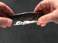 Полуавтоматический складной нож Natural 2 - Cocobolo with G10 Bolster, CRKT 7080W, сталь 8Cr13MOV, рукоять дерево кокоболо