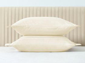 Комплект наволочек Экрю с ушками, страйп-сатин 40156