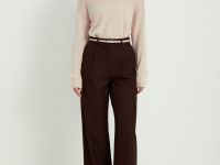 Оверсайз джемпер из мохера и шерсти