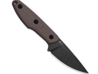 Туристический нож Kizer Splinter, сталь AEB-L, рукоять G10, коричневый/черный