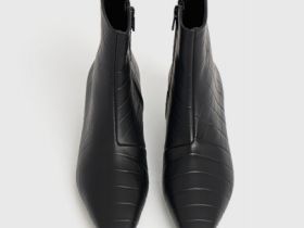 Ботильоны из натуральной кожи, Черный