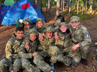 Военно-патриотический лагерь «Честь имею!» успешно завершил свою работу