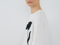 Футболка оверсайз с вышивкой, Белый