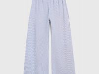 Брюки изо льна для девочек, Синий