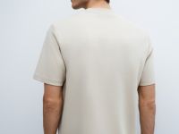 Базовая футболка из хлопка, Бежевый