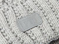 Комплект вязаный для мальчика: шапка, снуд