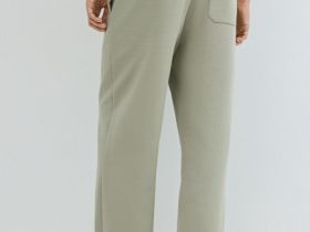 Широкие трикотажные брюки Wide leg, Желтый