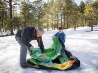 Надувной тюбинг 142 см, морозоустойчивый ПВХ
