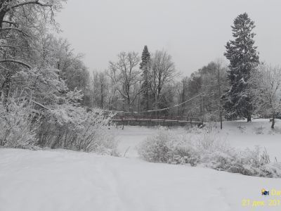 Парк с прудом