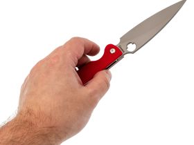 Складной нож Daggerr Sting XL beadblast, сталь VG-10, рукоять Red G10