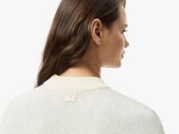 Женский свитер Lacoste с принтом свободного кроя