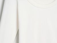 Приталенный лонгслив в рубчик, Бежевый