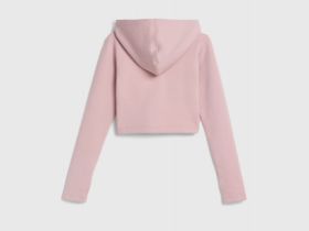 Укороченная толстовка для девочек, Розовый