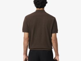 Мужское поло L.12.12 из меланжевой ткани