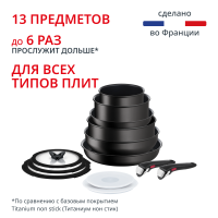 Набор посуды со съемной ручкой Ingenio Unlimited 13 предметов L7639002
