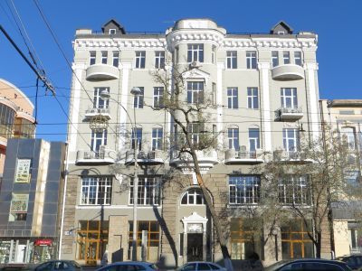 Доходный дом А.М. Штрома, 1912 г., арх. Л.Ф. Эберг