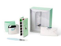 Набор акварели HIMI 18 цветов, подарочный, зеленый