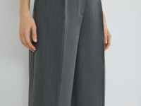 Прямые брюки со стрелками, Серый