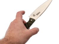 Туристический нож Майор Н, сталь AUS-8, рукоять G-10 хаки