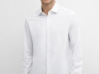 Классическая рубашка из хлопка, Белый