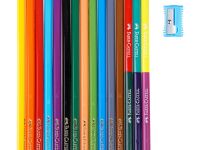 Набор карандашей цветных Faber-castell "Замок" 12 цв+ 3 двухцв. кар.+ точилка, в картоне