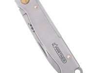 Складной нож SanRenMu Partner РТ711-SF, сталь 12C27, рукоять сталь, серебристый