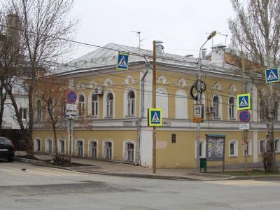 Жилой дом и флигель самарских купцов Мясниковых
