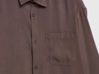 Рубашка из вискозы, Коричневый