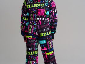 Комбинезон текстильный с полиуретановым покрытием для девочек