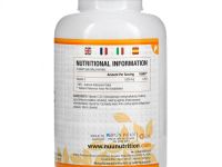 Nu U Nutrition, Витамин С, 1000 мг, 180 таблеток растительного происхождения