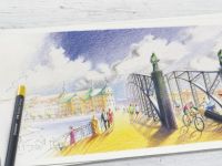 Набор карандашей цветных Faber-castell "Goldfaber" 12 шт, в металлической коробке