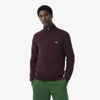 Мужской свитер Lacoste с высоким воротником и застежкой-молнией