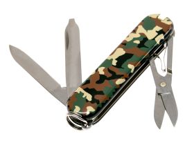 Нож перочинный Victorinox Classic SD Colors, Camouflage, камуфляж, 7 функций, 58 мм