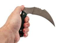 Нож Barmaley Knives Грим, сталь AUS-10Co, рукоять Микарта, зеленый