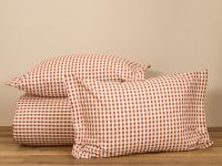 Постельное белье полукомплект Vichy, терракота