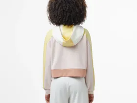 Женская толстовка Lacoste колор-блок с капюшоном