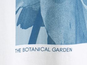 Футболка с цветочным принтом, Белый