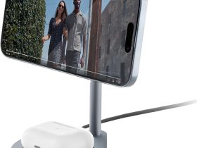 Беспроводное зарядное устройство uBear Stage Серое