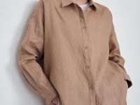 Рубашка изо льна свободного кроя