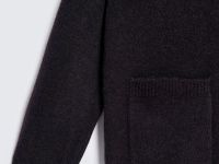 Кардиган свободного силуэта с отложным воротником